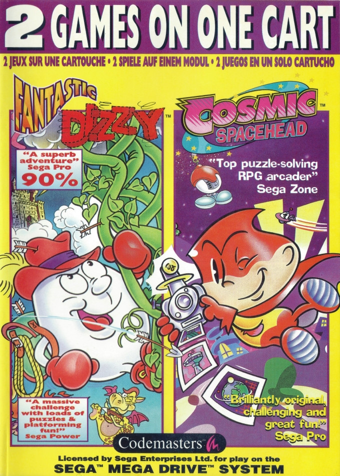 Fantastic Dizzy / Cosmic Spacehead Double Pack
