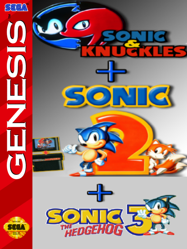 Sonic & Knuckles + Sonic The Hedgehog 2 + Sonic The Hedgehog 3