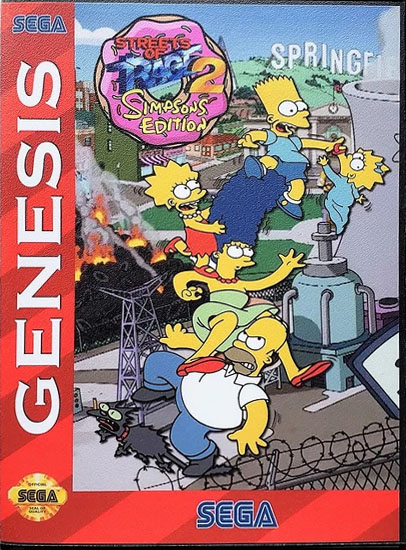 Streets of Rage 2: The Simpsons Edition