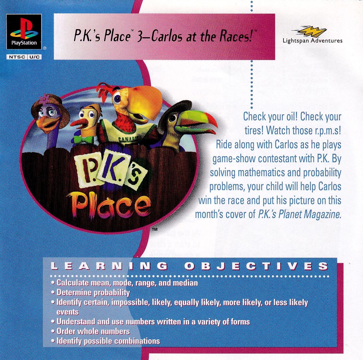 P.K.'s Place 3: Carlos at the Races!