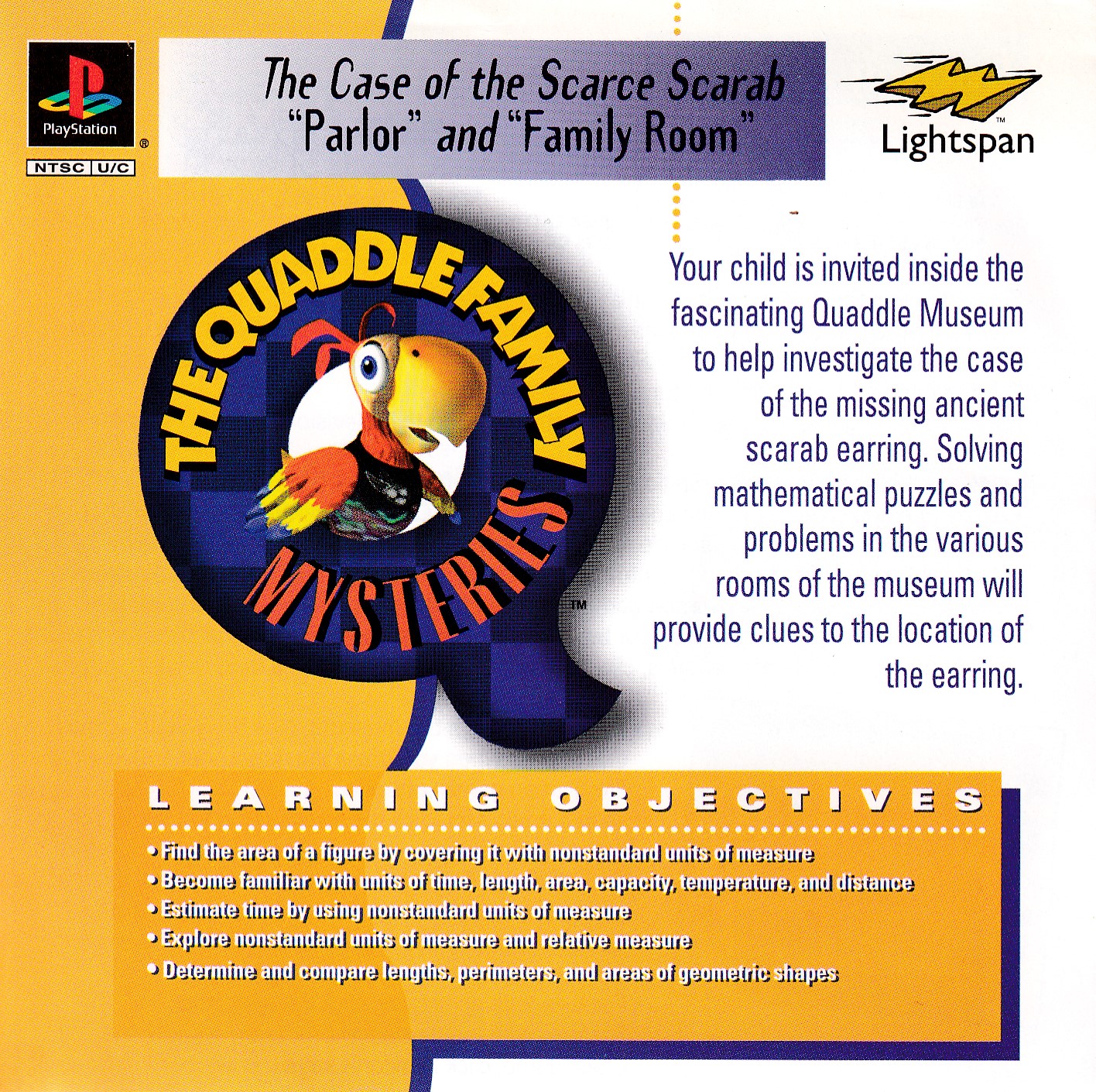 The Quaddle Family Mysteries 3: The Case of the Scarce Scarab: Parlor: Family Room