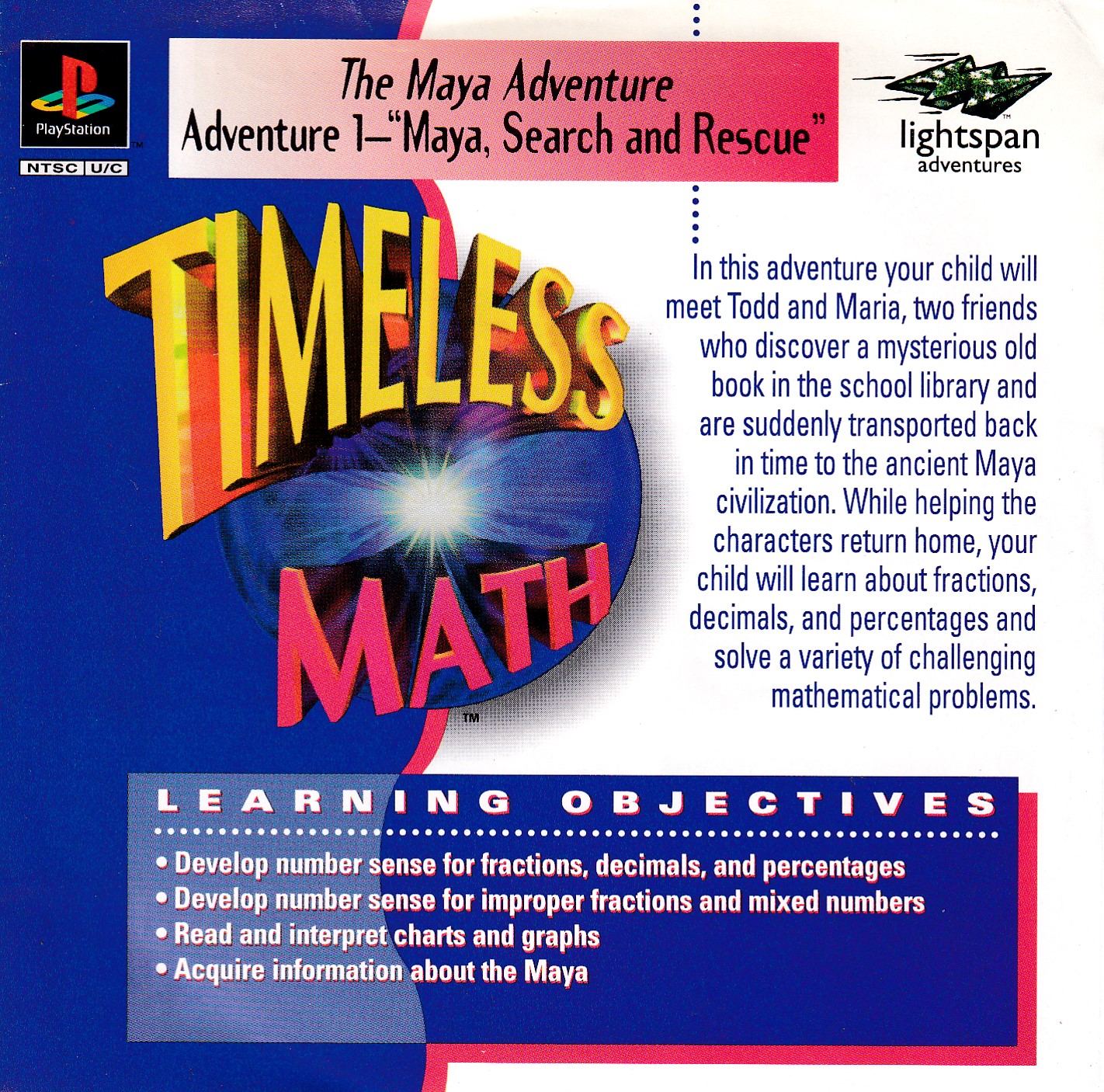 Timeless Math Adventure 1: Maya, Search and Rescue