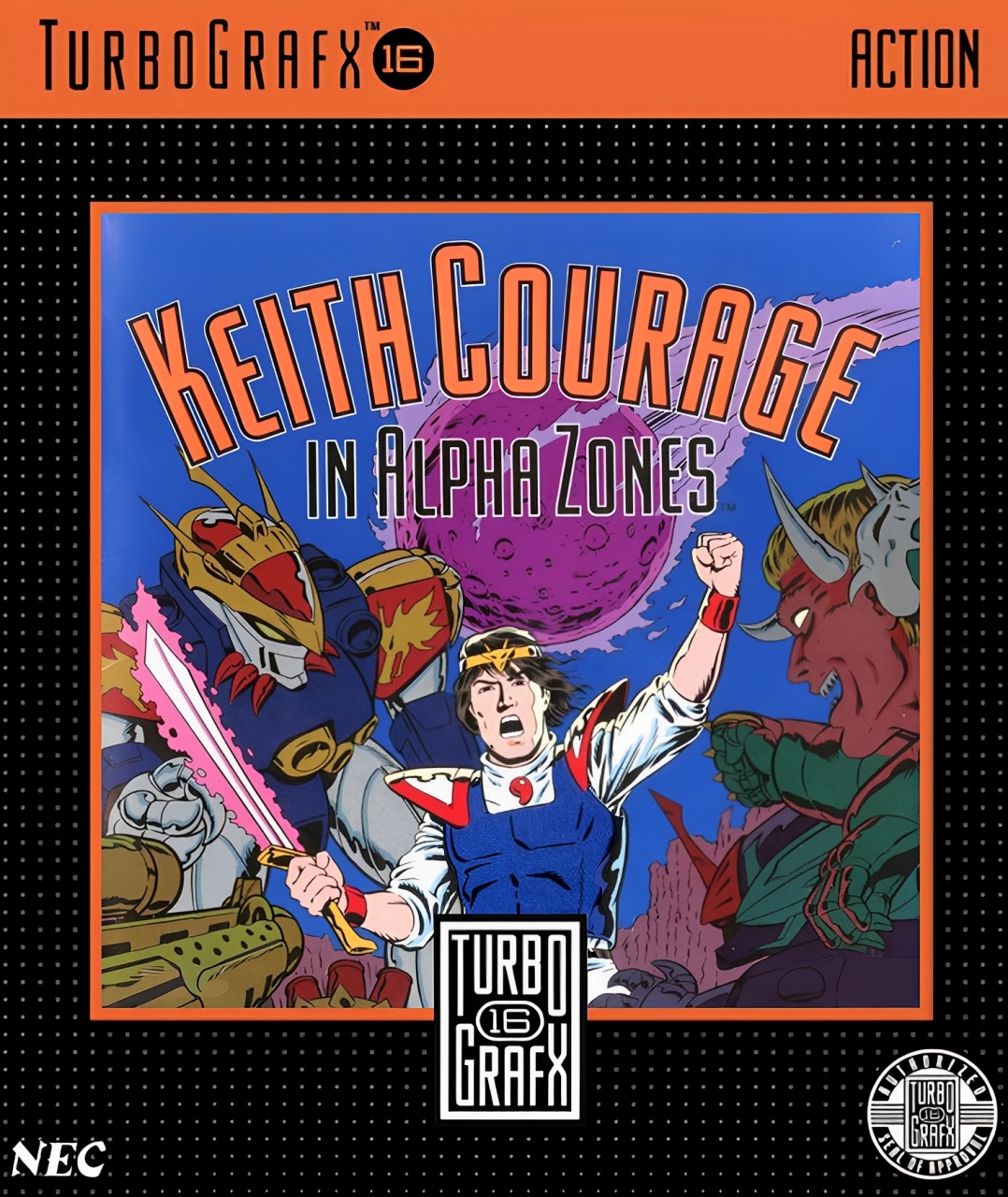 Keith Courage in Alpha Zones