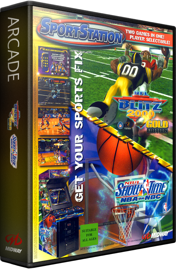 NBA Showtime: NBA on NBC / NFL Blitz 2000: Gold Edition