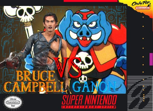 Bruce Campbell Vs Ganon and the Deadites
