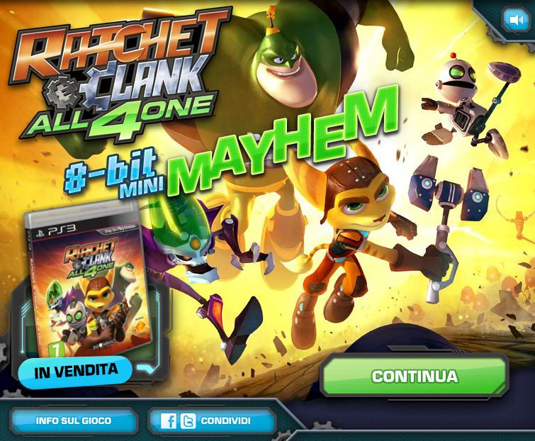 Ratchet and Clank: All 4 One: 8-bit Mini Mayhem