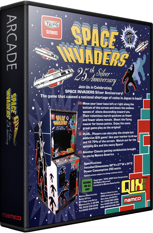 Space Invaders: Qix Silver Anniversary Edition