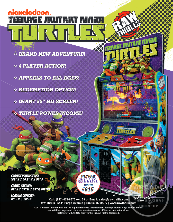 Teenage Mutant Ninja Turtles (Raw Thrills)