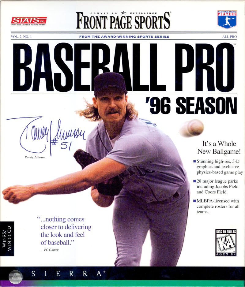 Front Page Sports: Baseball Pro '96 Season