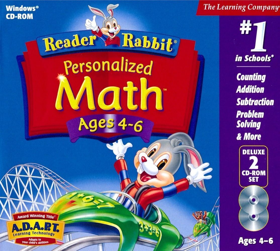 Reader Rabbit Personalized Math Ages 4-6
