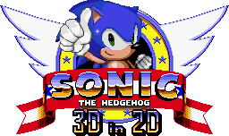 Sonic 3D in 2D