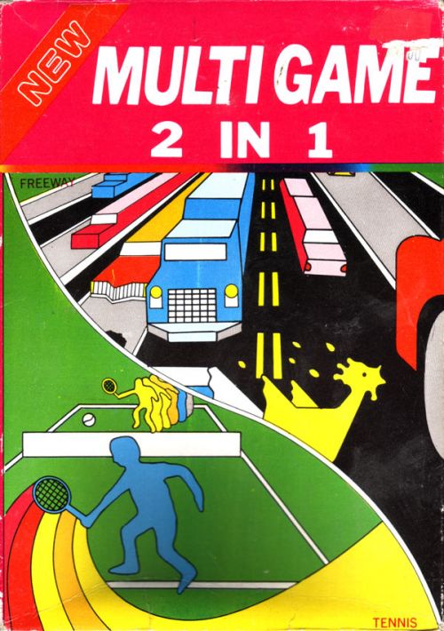 Multigame 2 in 1: Freeway and Tennis