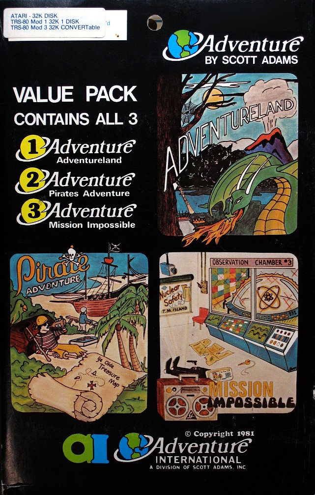 Adventure Value Pack 1-2-3