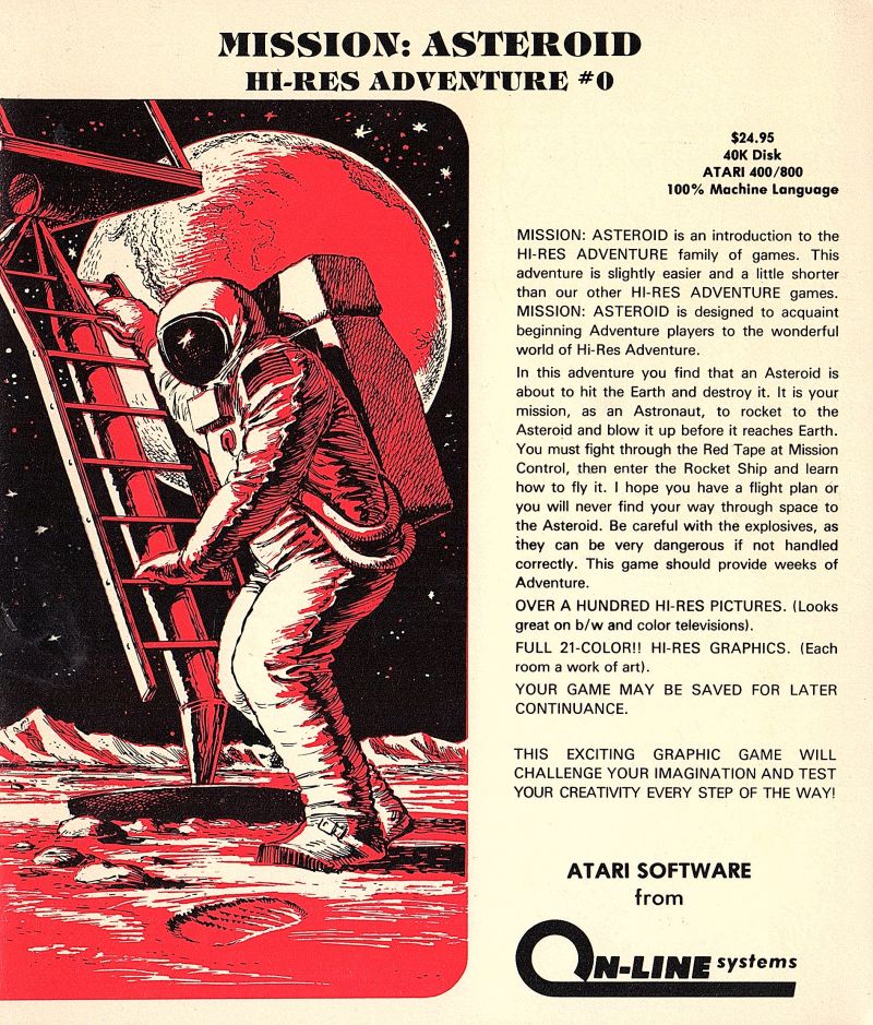 Hi-Res Adventure #0: Mission Asteroid
