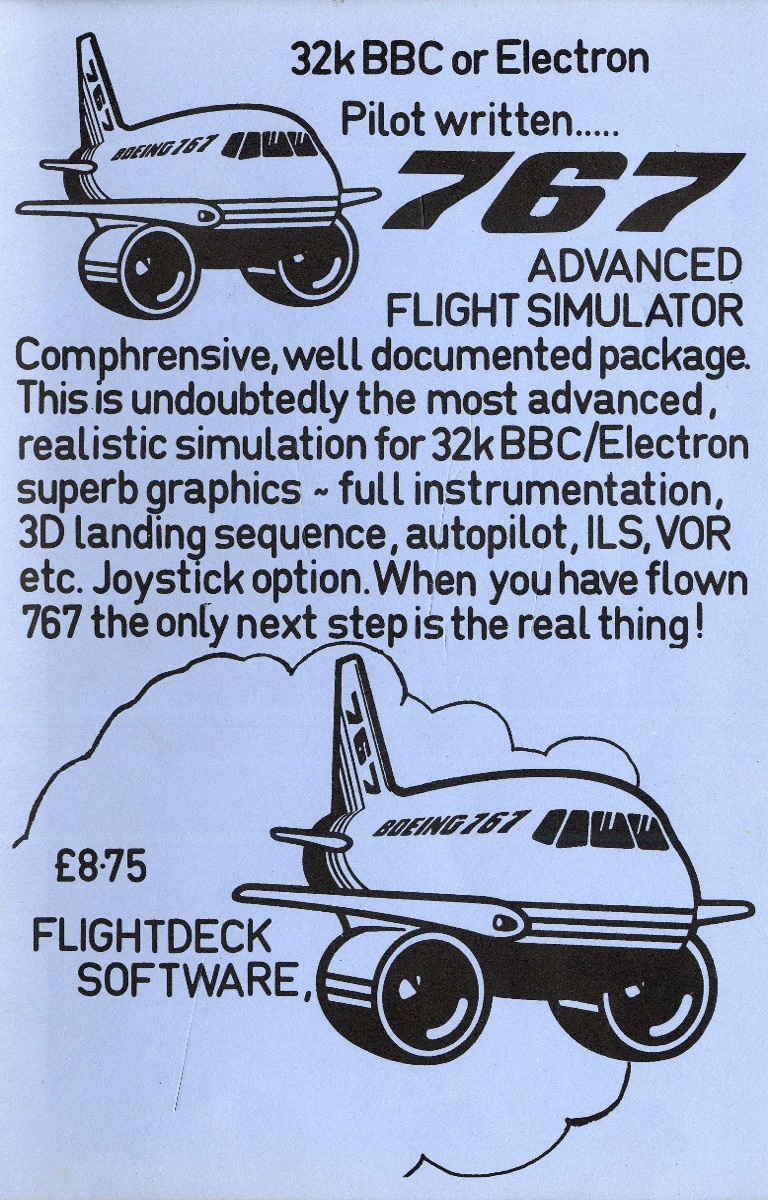 767 Advanced Flight Simulator