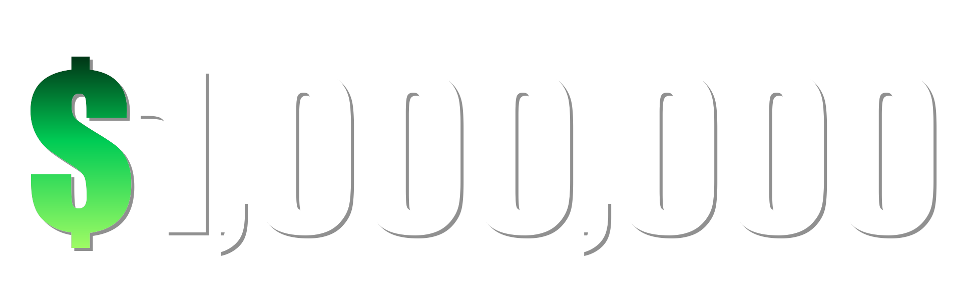 $1,000,000