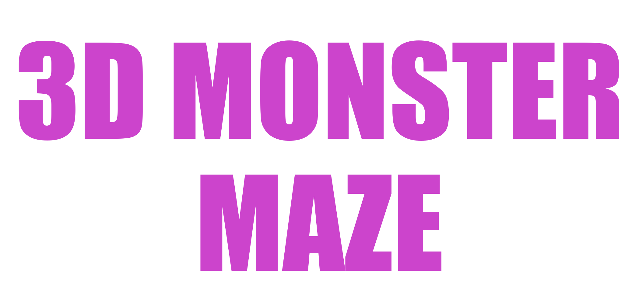 3D Monster Maze