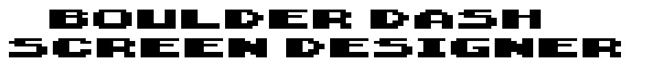 Boulder Dash Screen Designer