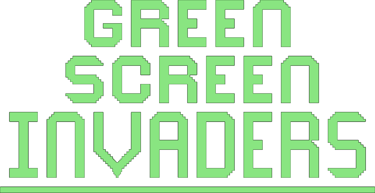 Green/Colour Screen Invaders