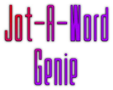 Jot-a-Word Genie