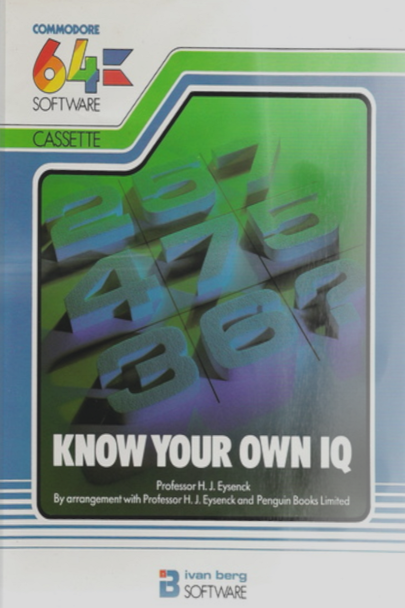 Know Your Own IQ