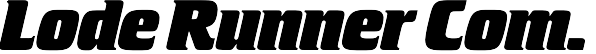 Lode Runner Com.