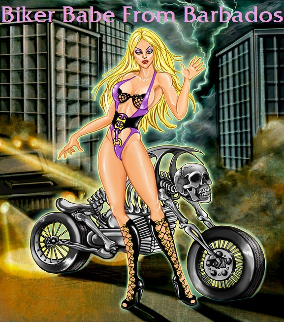 Biker Babe from Barbados