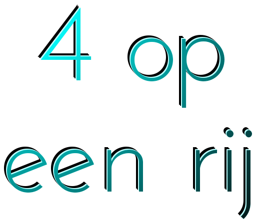 4 op een rij