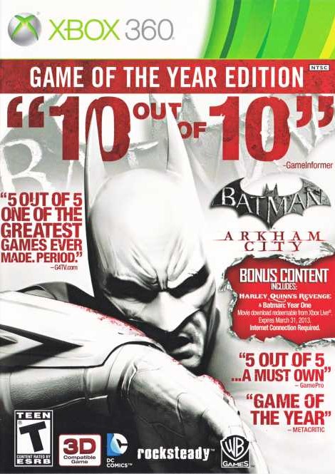 Batman: Arkham City: Game of the Year Edition