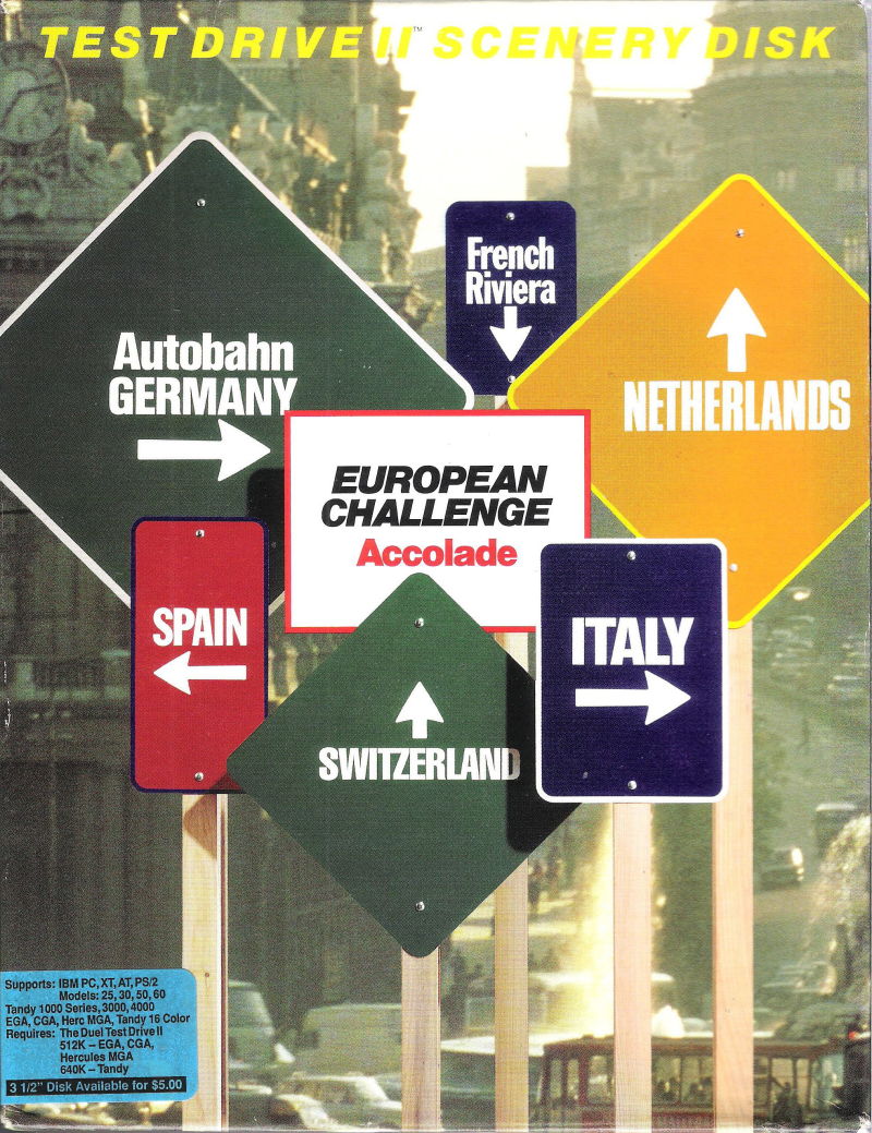 European Challenge: Test Drive II Scenery Disk