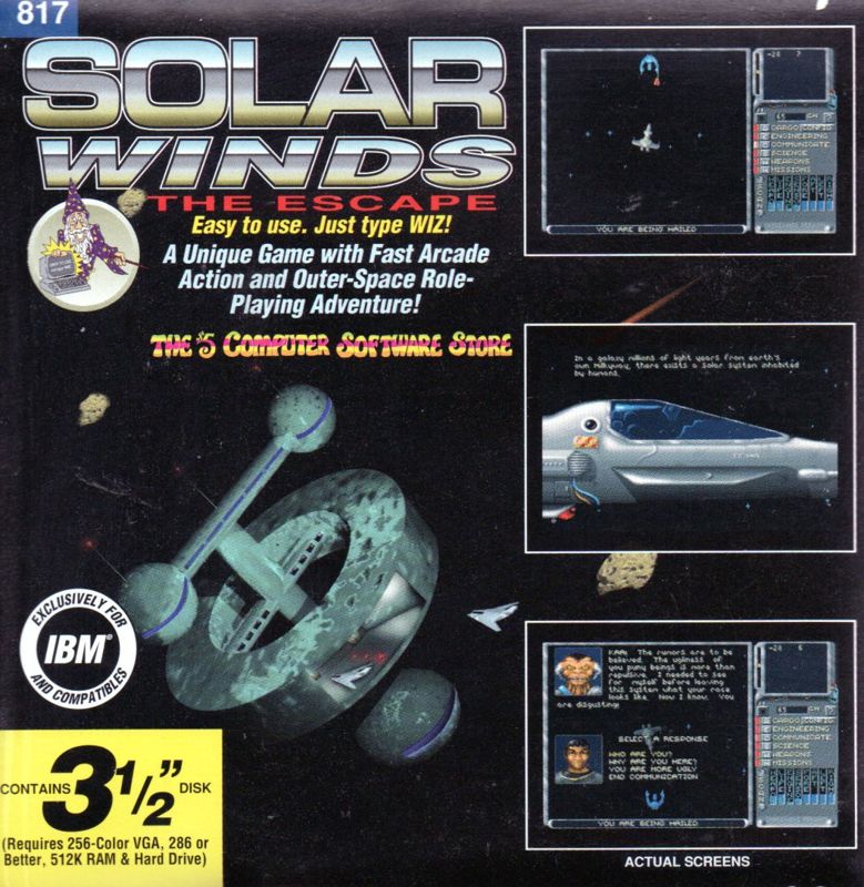 Solar Winds: The Escape