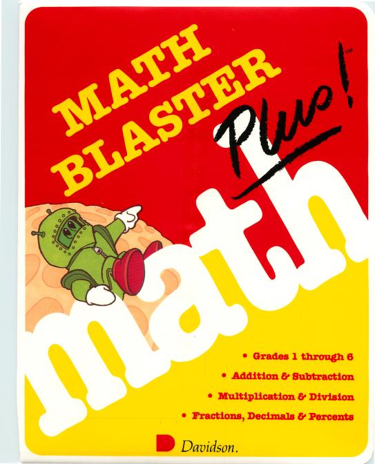 Math Blaster Plus!