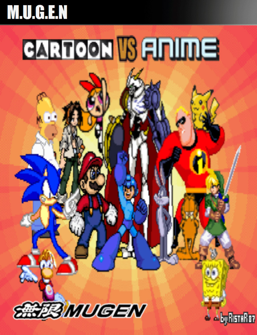 Cartoon vs Anime MUGEN