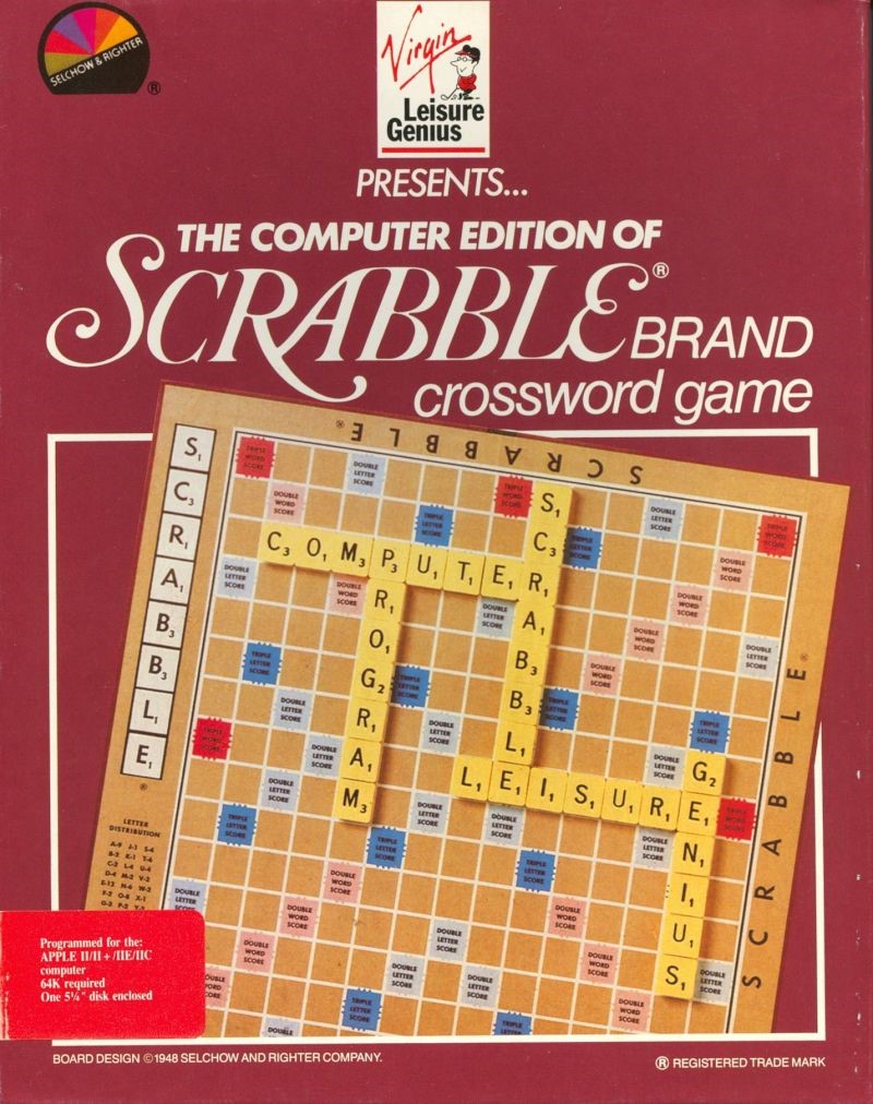 The Computer Edition of Scrabble Brand Crossword Game