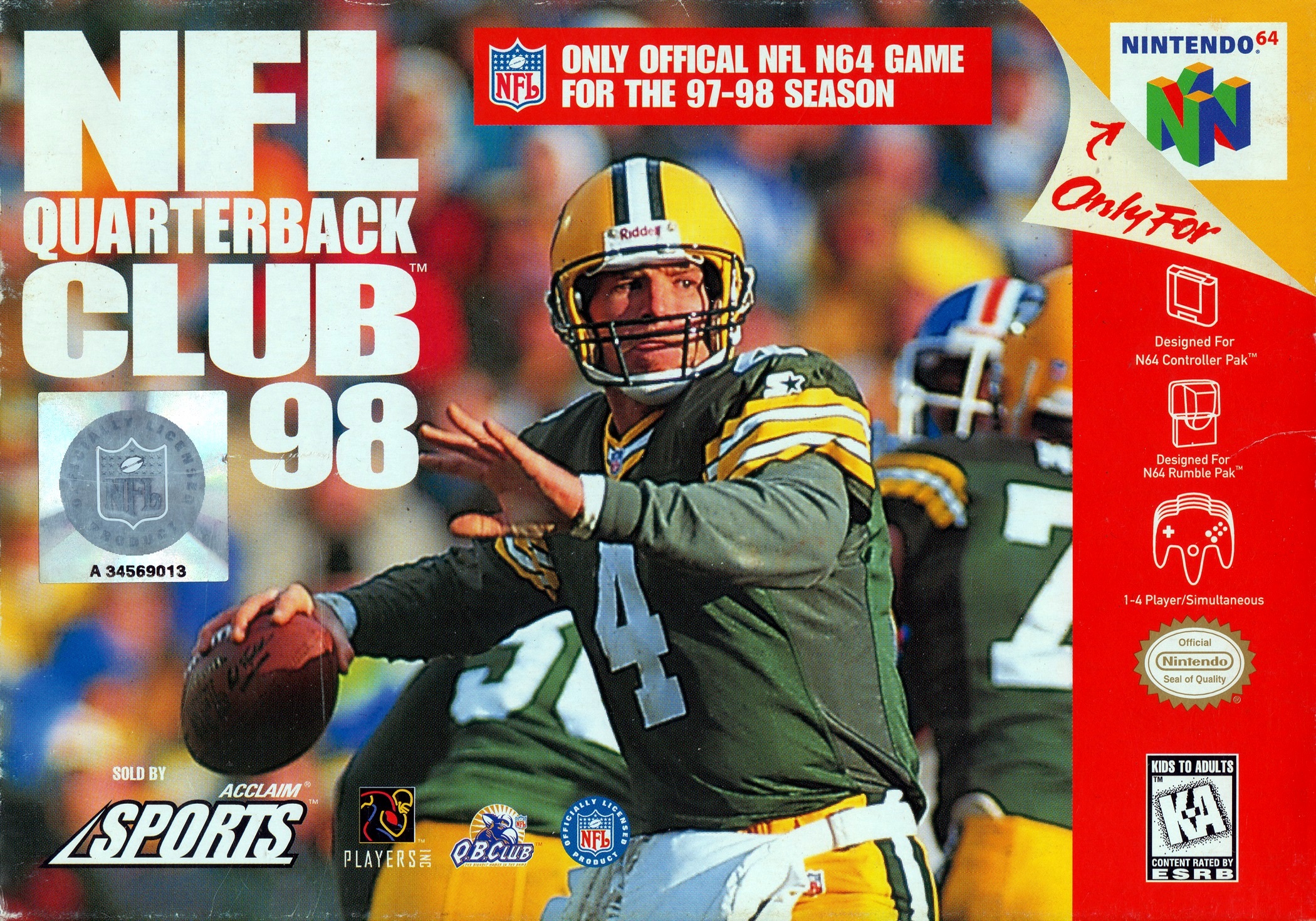 NFL Quarterback Club '98