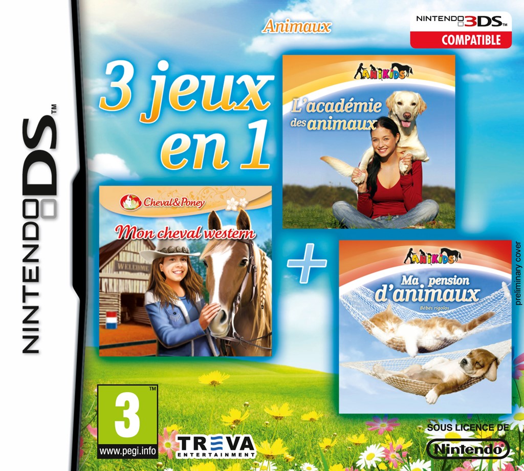 3 Games in 1: Animals