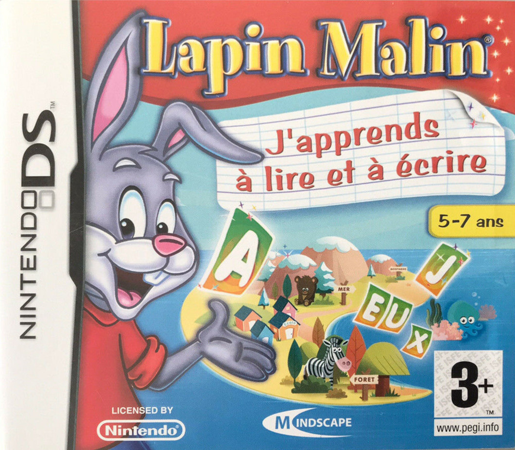 Lapin Malin: j'apprends à lire et à écrire