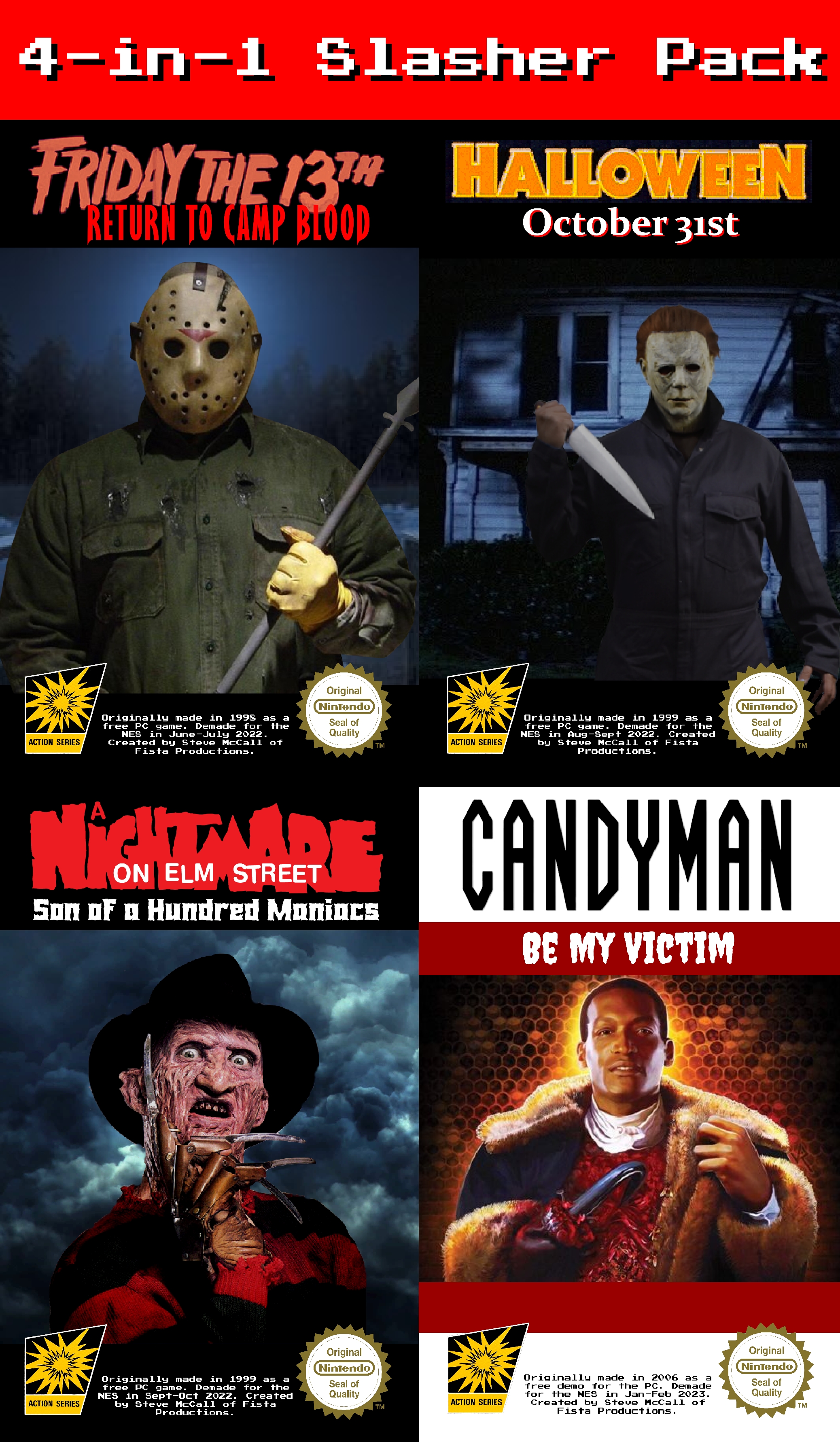 4-in-1 Slasher Pack