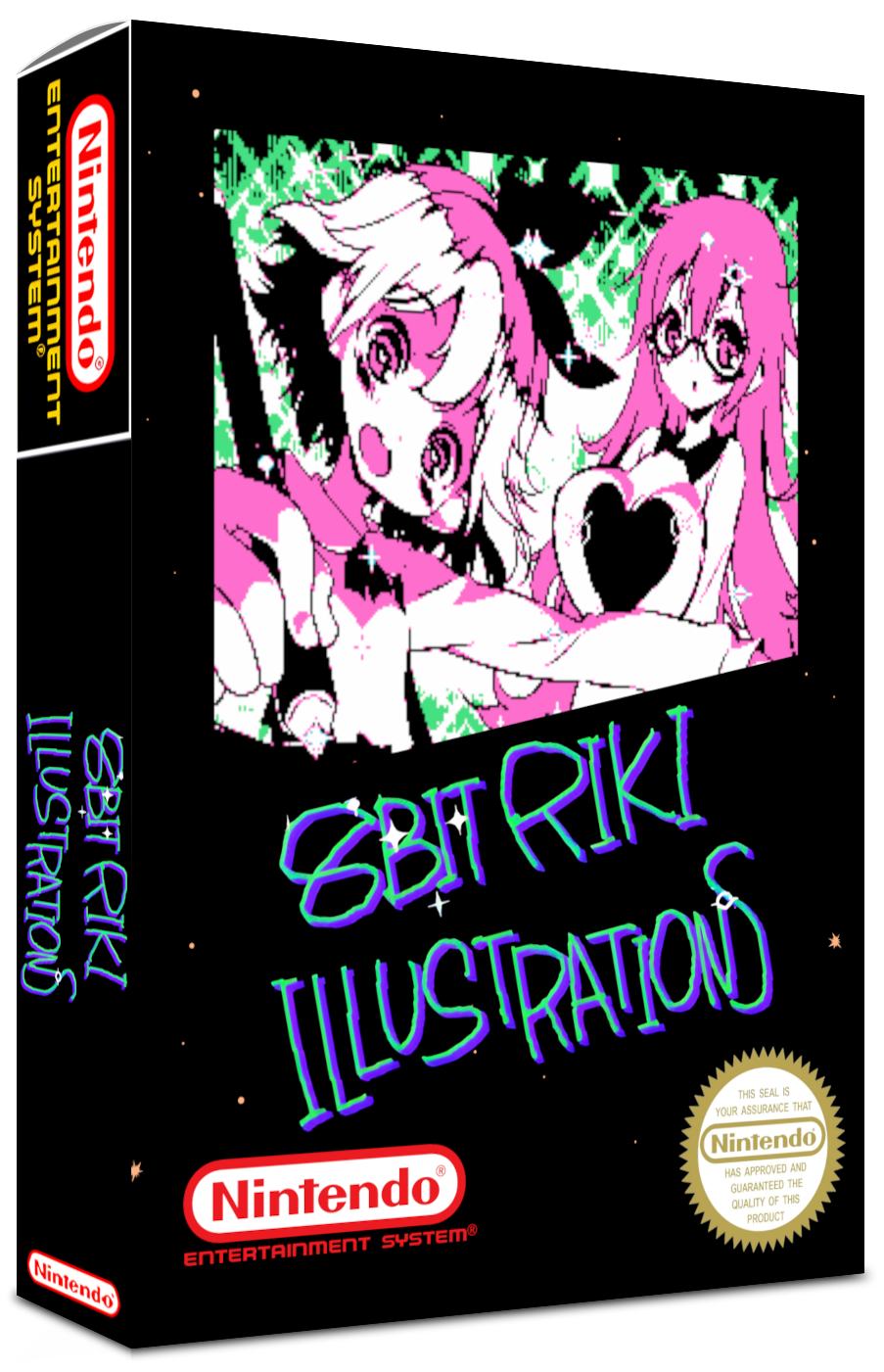 8BIT RIKI ILLUSTRATIONS