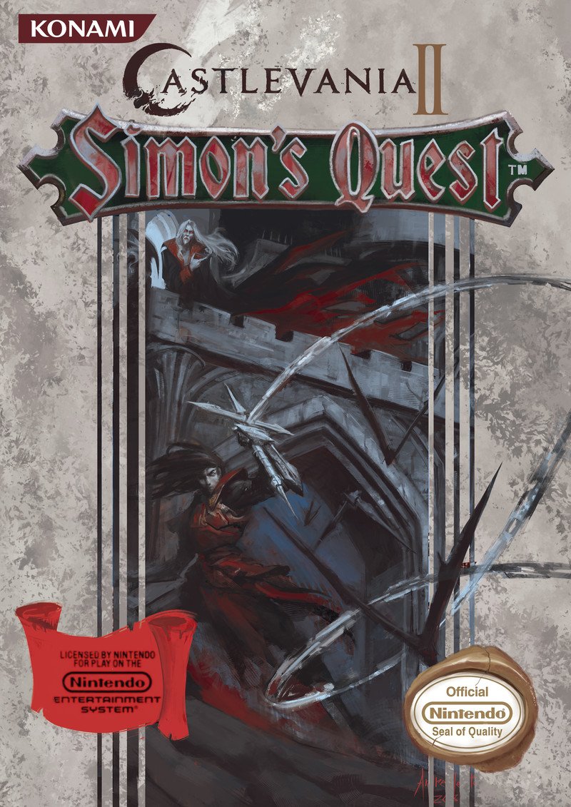 Castlevania II English Re-translation (+Map)