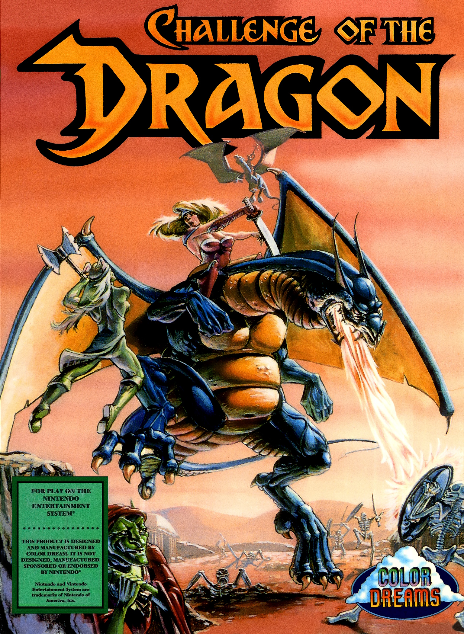 Challenge of the Dragon (Color Dreams)