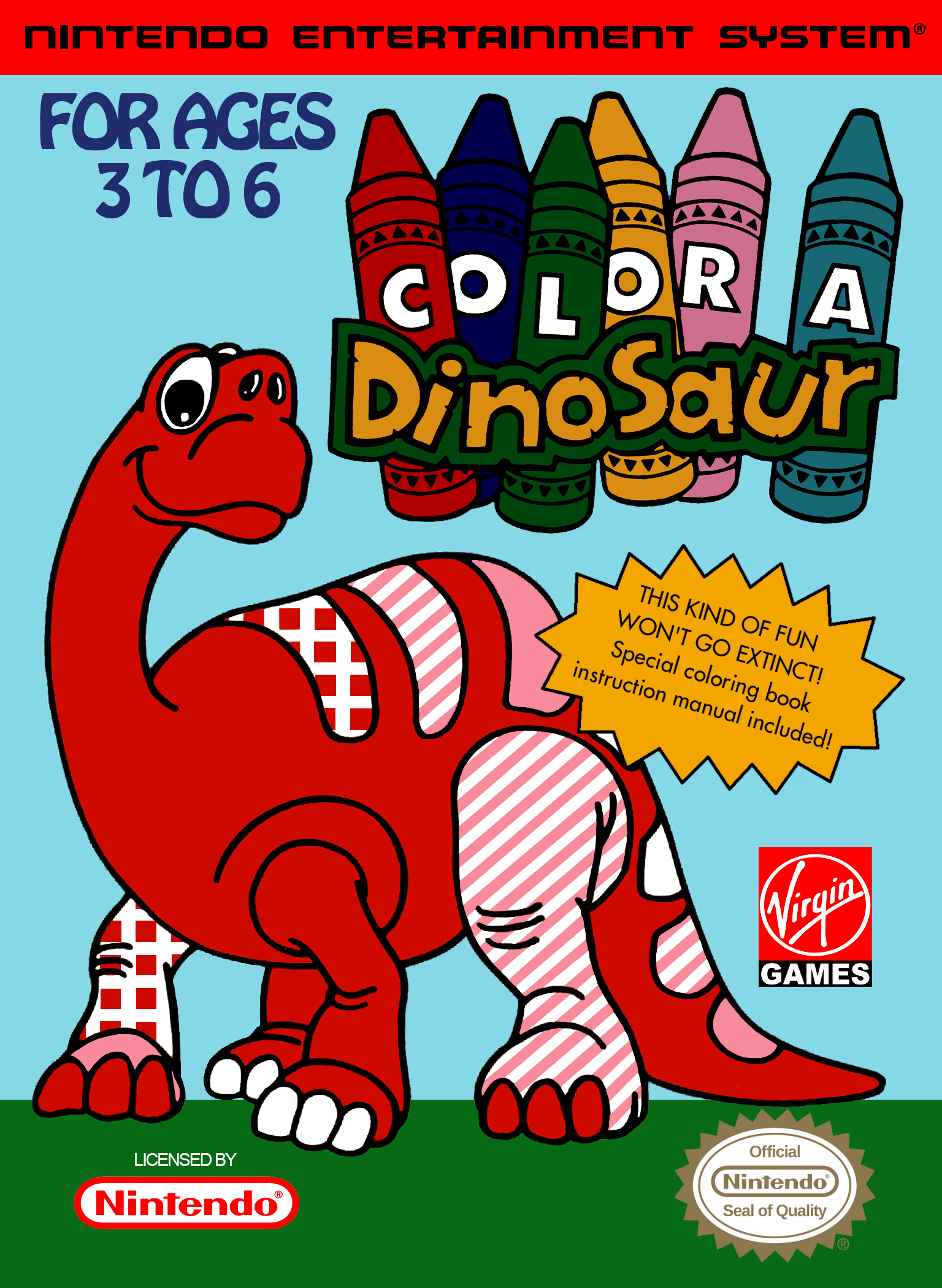Color a Dinosaur