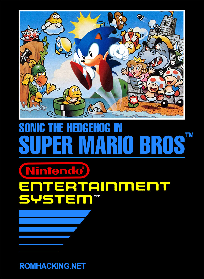 Sonic the Hedgehog in Super Mario Bros.