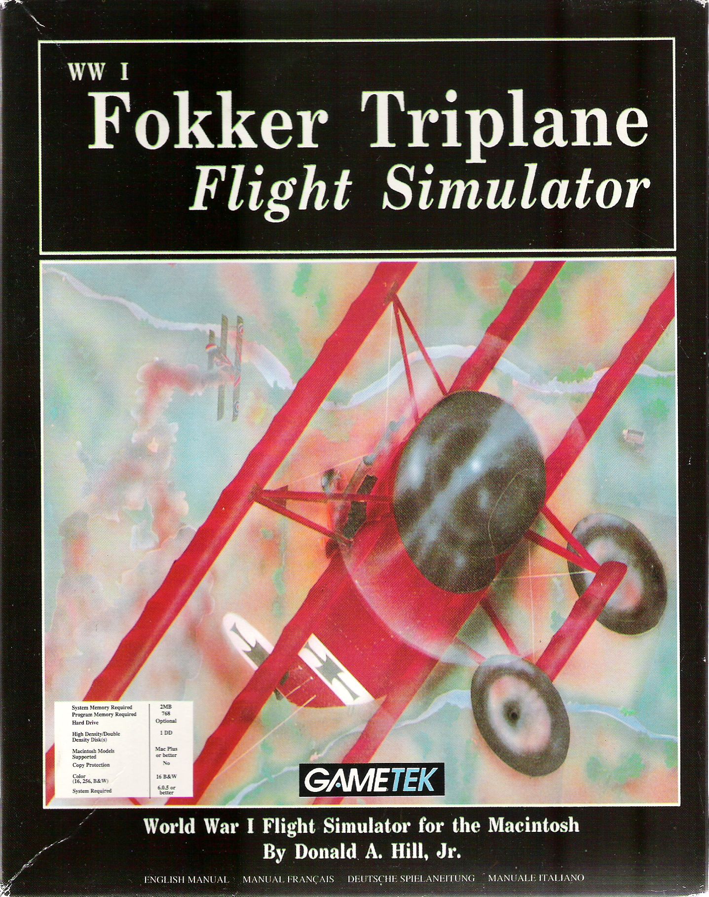 Fokker Triplane Flight Simulator