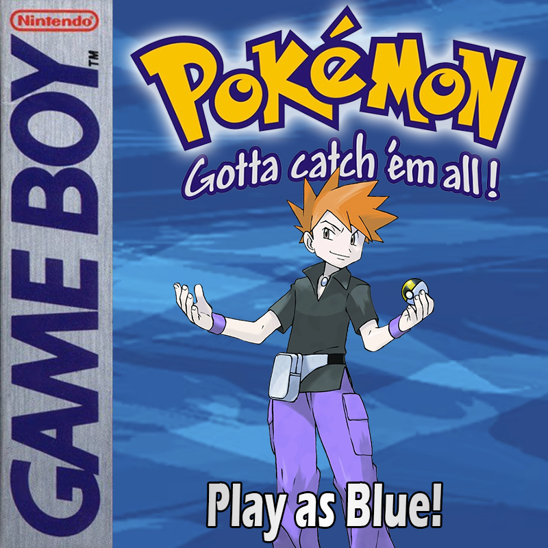 Pokémon Play as Blue!