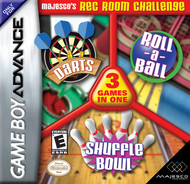 Majesco's Rec Room Challenge: 3 Games in One: Darts / Roll-a-Ball / Shuffle Bowl