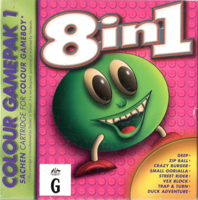 8 in 1 Gamepak 1