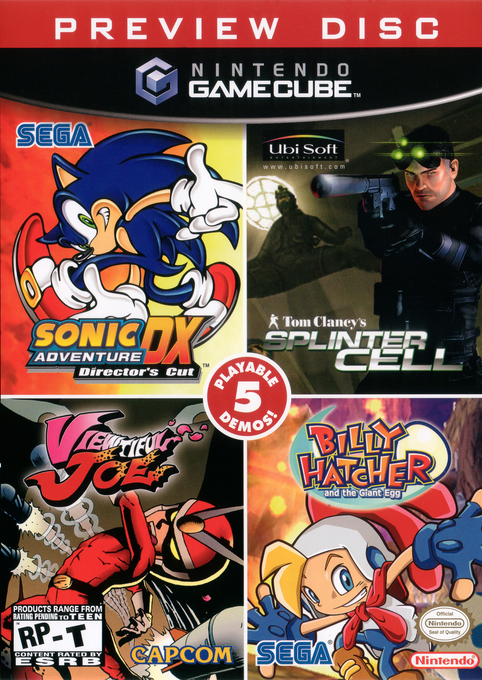 Nintendo GameCube Preview Disc