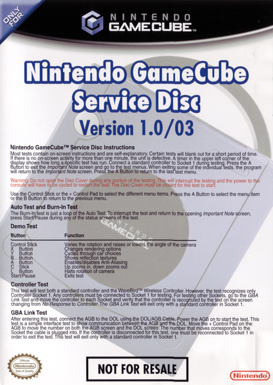 Service Disc