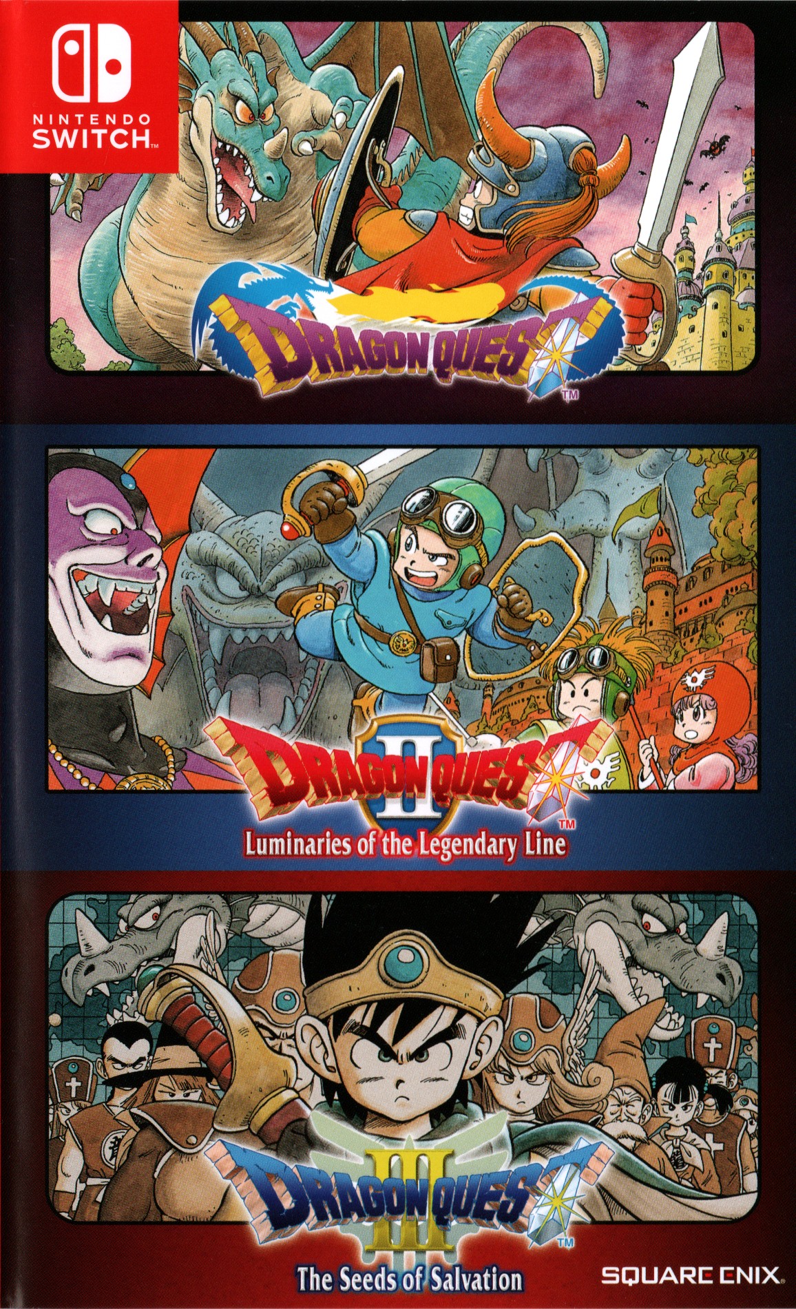 Dragon Quest / Dragon Quest II: Luminaries of the Legendary Line / Dragon Quest III: The Seeds of Salvation